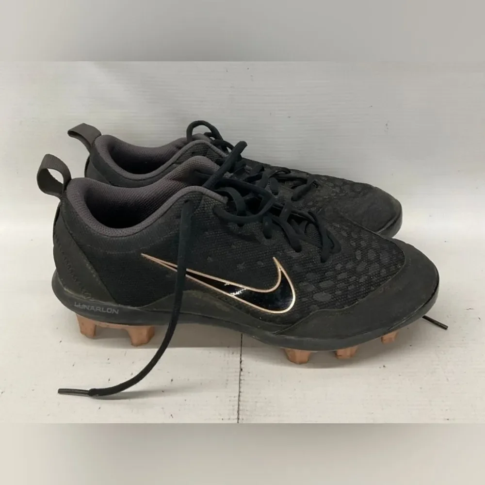 Nike LUNARLON HYPERDIAMOND Baseball BB/SB Cleats Black Men 11